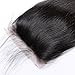 Derun Hair Silk Base Closure Brazilian Hair 4X4