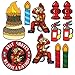 VictoryStore Yard Sign Outdoor Lawn Decorations: Birthday Yard Cards, Holy Smokes We Have A Birthday, Firemen Birthday Yard Decoration with 15 EZ Stakes