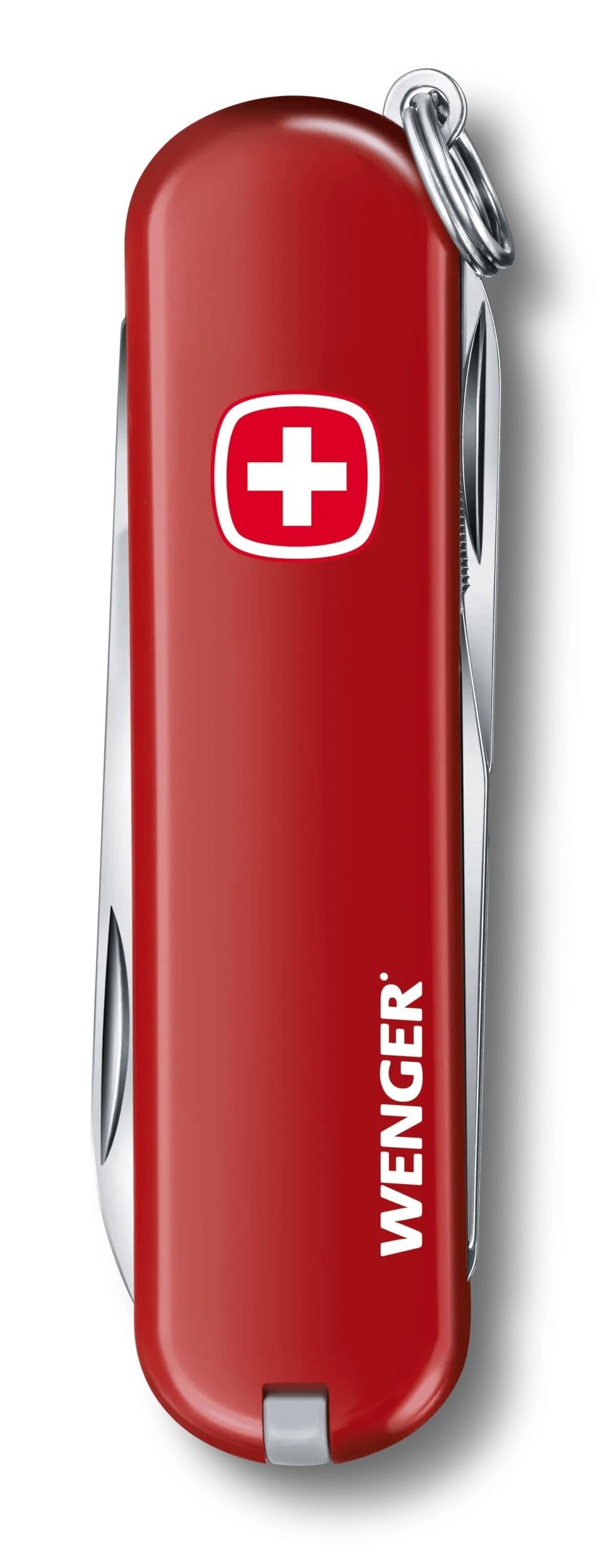 Victorinox Schweizer Taschenmesser Wenger, Multitool, Swiss Army Knife mit 7 Funktionen, Klinge, Nagelfeile, Schere 2