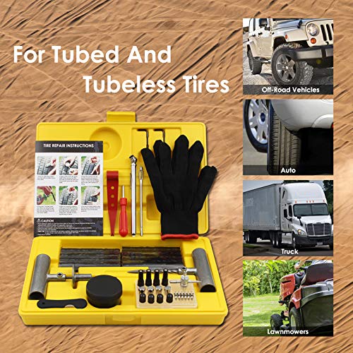 5 Tire+Patch+Punctures+Motorcycle+Tractor+Trailer