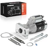 A-Premium Black Heavy-Duty High Torque Starter, 12V 2.0KW 9 Teeth Clockwise | Compatible with GM Race Car Engine &amp; Chevy V8 V6 A/T M/T with 153/168 Tooth Flywheel
