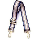 Kolti Purse Strap Replacement Crossbody Handbag Stripe Wide Adjustable