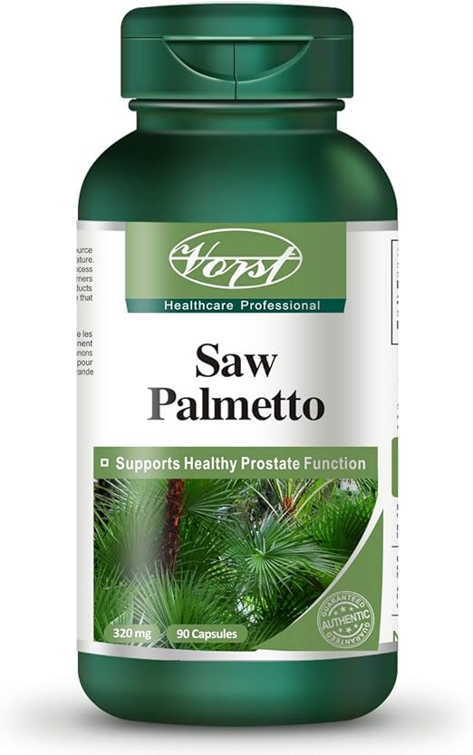 Saw Palmetto Extract 320mg 90 Capsules Supplement for Prostate Health