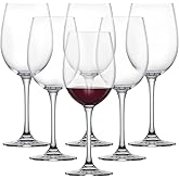 SCHOTT ZWIESEL Classico Red Wine Glass (Set of 6), Crystal Glasses for Red Wine or Water, Dishwasher-Safe Tritan Wine Glasses, Made in Germany (18 Ounce)