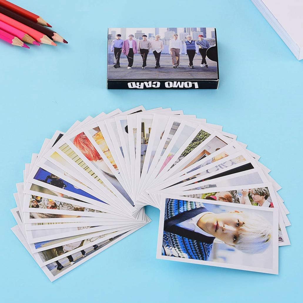 8 Pack 240 Pcs Bts Lomo Card Kpop Bangtan Boys Photocards Love Yourself Tear You Never Walk Alone Wings Greeting Card With Postcards Box Postcards Cards Card Stock Umoonproductions Com