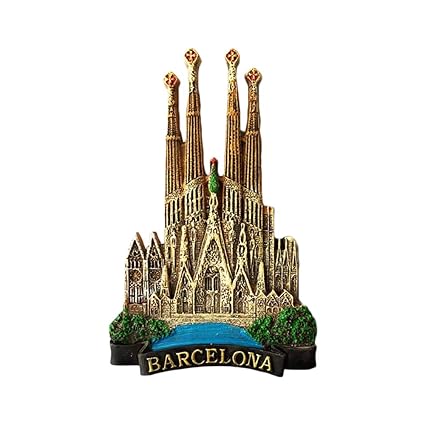 3D Sagrada Familia Barcelona España Refrigerador Nevera Imán ...