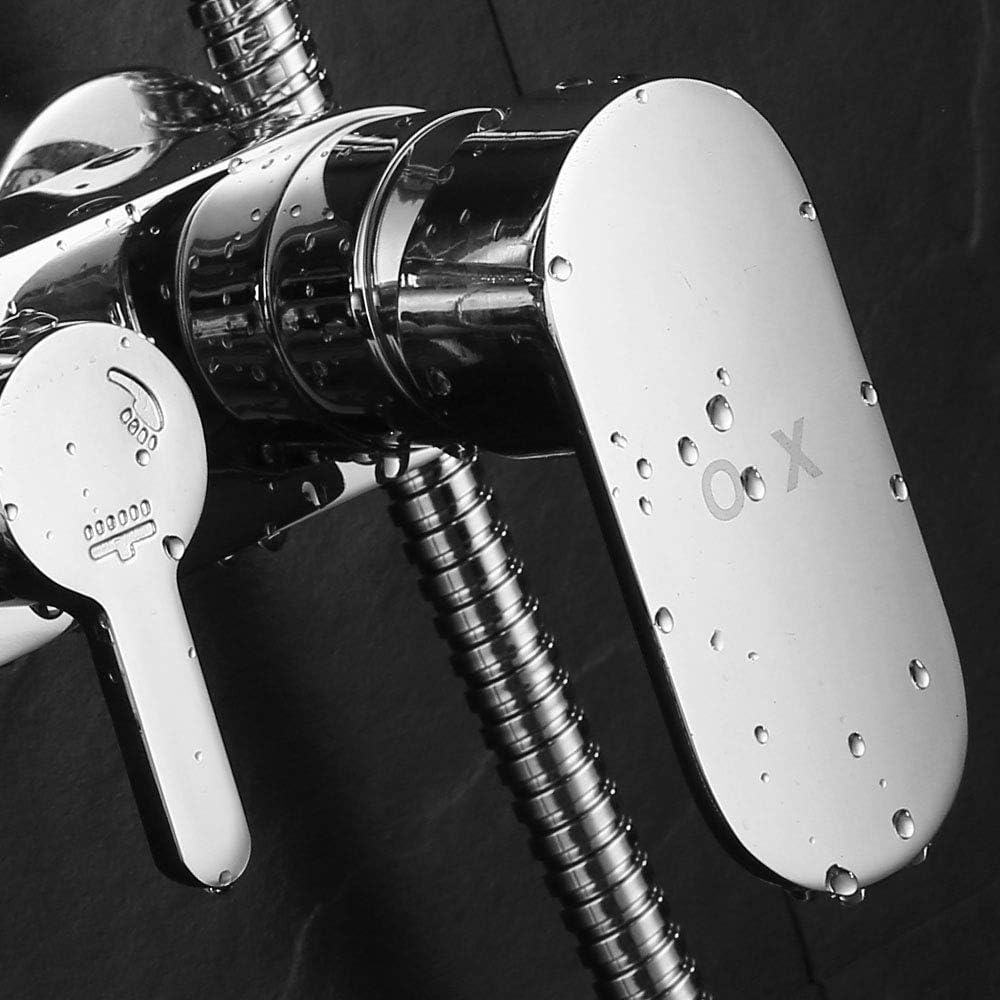 Kibath CAN/VER Mixer tap Compatible with The vast Majority of Shower Columns, Built-in Diverter to Switch from Shower to Spray, Genuine - Image 5