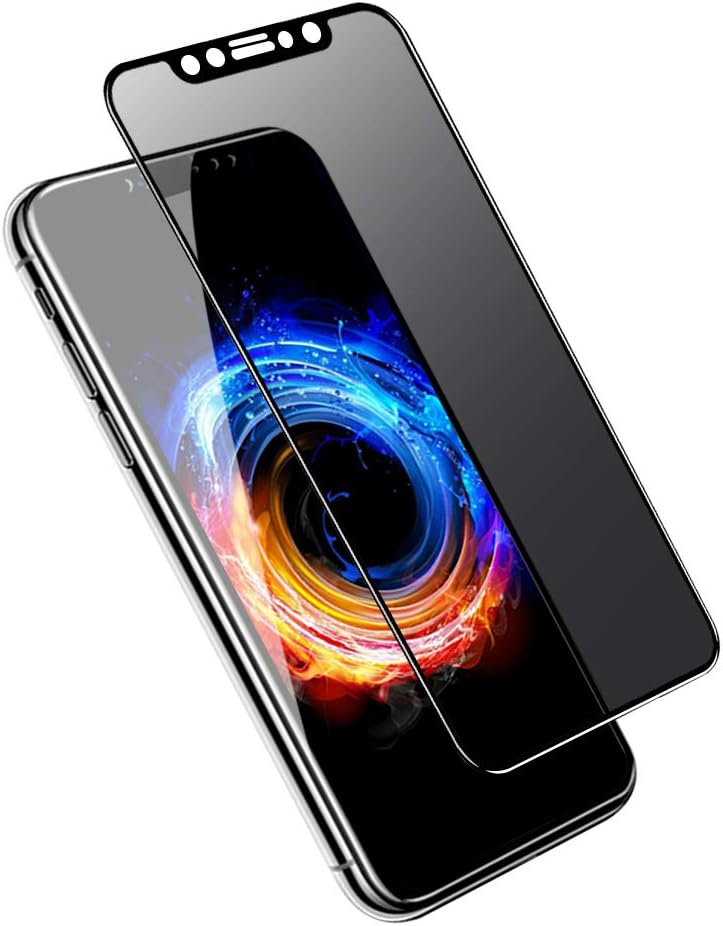 VIUME Privacy Screen Protector iPhone XS/X / 11 pro, Premium 6D Curved Edge Full Coverage Anti Glare/Anti-spy Tempered Glass for iPhone XS/iPhone X/iPhone 10 5.8” Film
