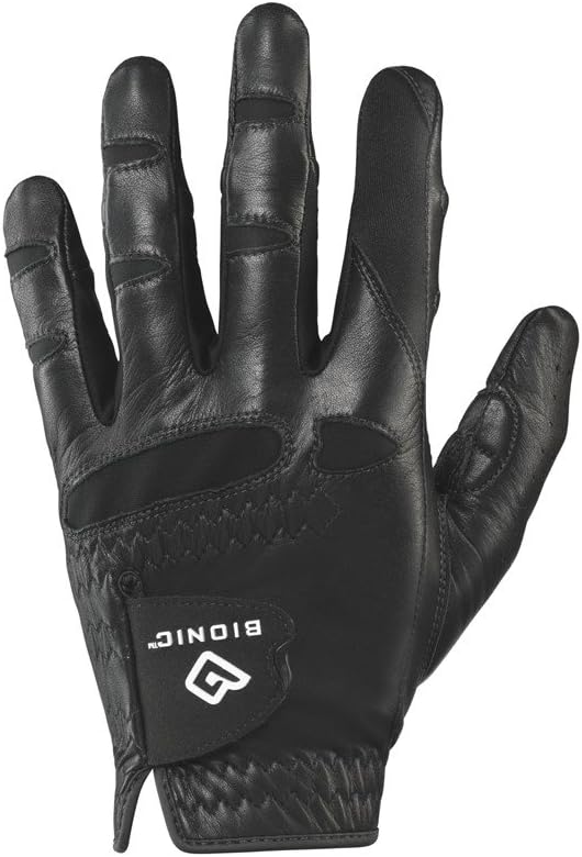 black golf glove