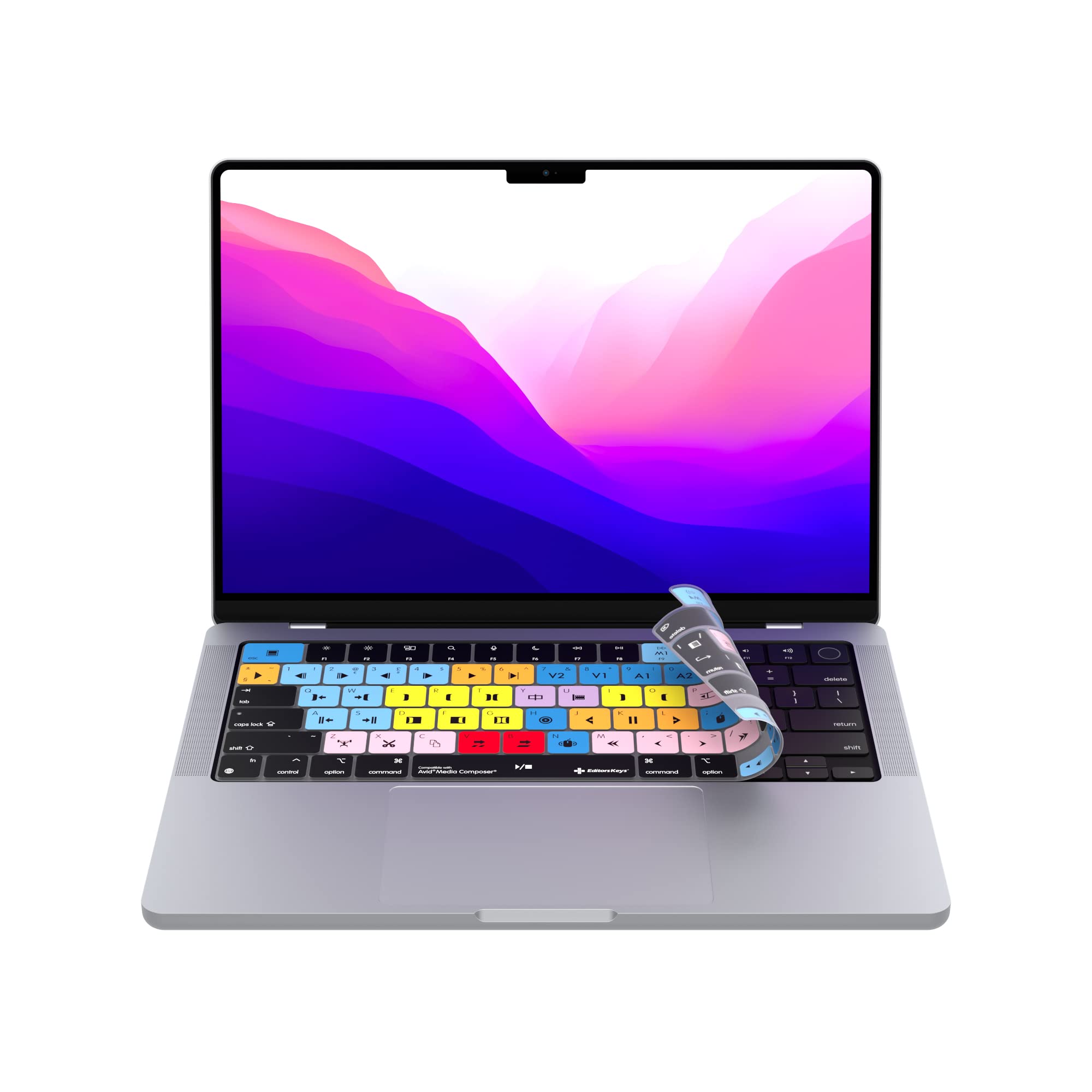 Avid Media Composer Keyboard Cover - Fits the 14" and 16" MacBook Pro 2021+ M1 chips
