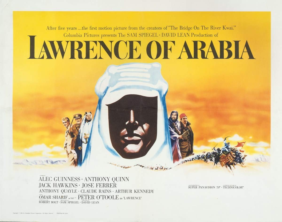 Berkin Arts Movie Poster Giclee Print On Canvas-Film Poster Reproduction Wall Decor(Lawrence of Arabia 3) #XFB