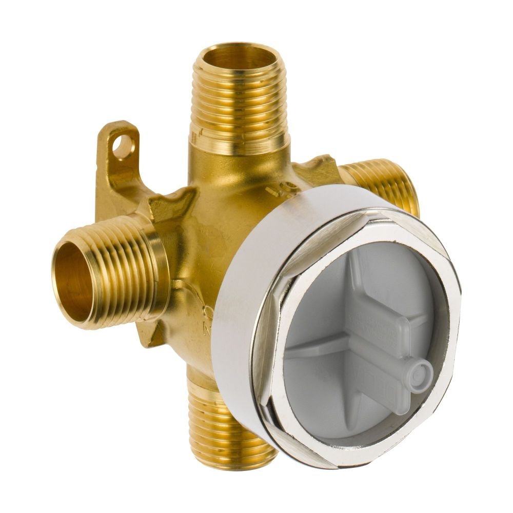 Photo 1 of Delta Faucet R11000 3-Setting and 6-Setting Custom Shower Diverter Valve Kit, Rough-In Kit for Delta Shower Trim Kits, Brass Construction, R11000