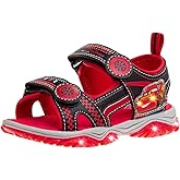 Disney Kids Cars Toy Story Mickey Spiderman Sonic Sandal LED Light Up Slides Toddler/Little Kid/Big Kid