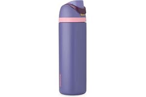 Owala FreeSip Stainless Steel Water Bottle 24 oz Blue (Blue Jay)
