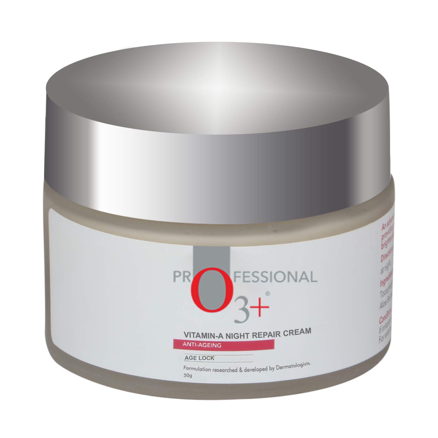 o3  skin care night repair cream brightening & whitening dermal zone