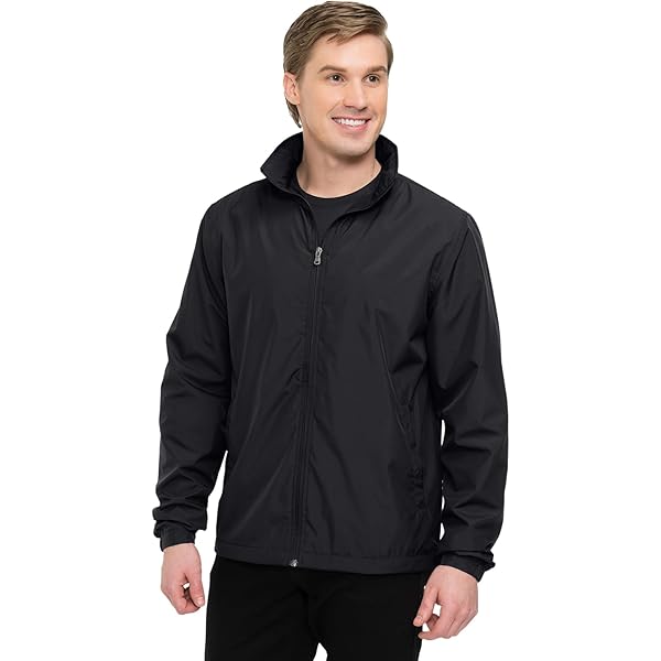 AFC Men's Nylon Hooded Jacket with Fleece Lining Lg to 6x Big and