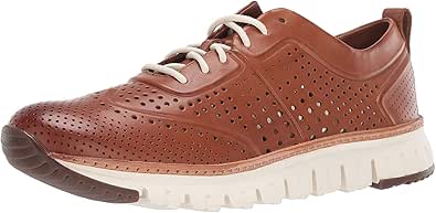 zerogrand perforated leather sneaker