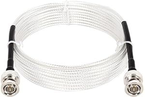 XRDS -RF SDI Cable 15ft, Flexible BNC Male, 75 Ohm 3G/6G HD-SDI Coaxial Cable for Surveillance Camera Systems