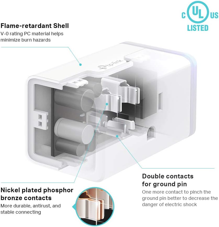 Kasa Smart HS103 WiFi Lite Smart Plug, 1-Pack, WHITE - - 