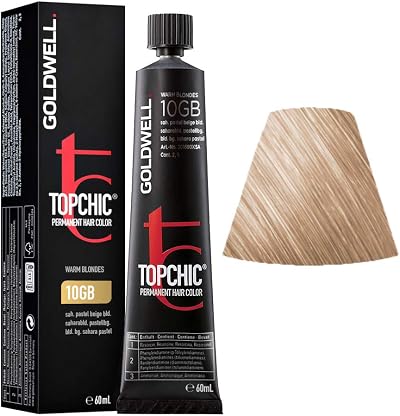 Goldwell Topchic 10GB Sahara Pastel Beige Blonde Hair Colour 4021609000457