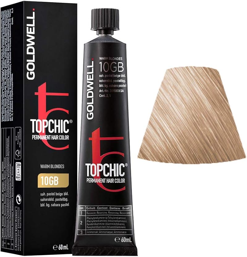 Goldwell Topchic 10GB Sahara Pastel Beige Blonde Hair Colour 4021609000457