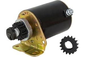 RAREELECTRICAL New Starter Motor Compatible With Cub Cadet Tractor 1600 1800 2164 2165 3165 3185 With Free Gear