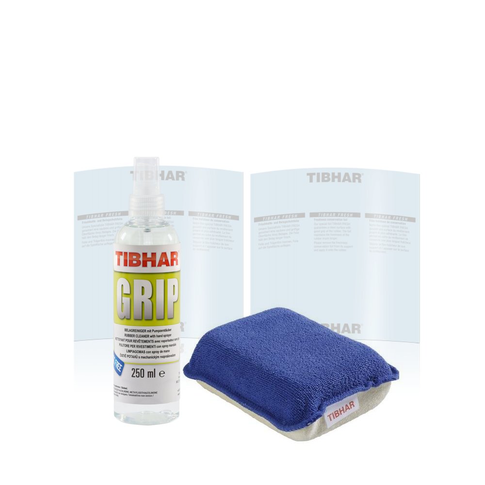 BRIBAR Grip Table Tennis Bat Cleaning Set 250ml Grip Cleaner + Micro