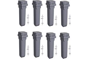 ETTIVORN Replacement Cartridge Filter Kit SC2– 8 Cartridges & 8 Check Valves - SC1200