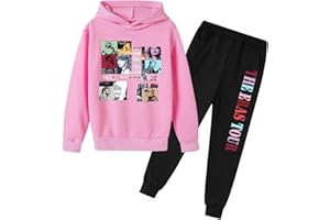 YHIWU Hoodies for Teen Girls Fashion Singer Graphic Letter Printing Concert Outfits Clothes Pullover Cute Hooded Sweatshirt