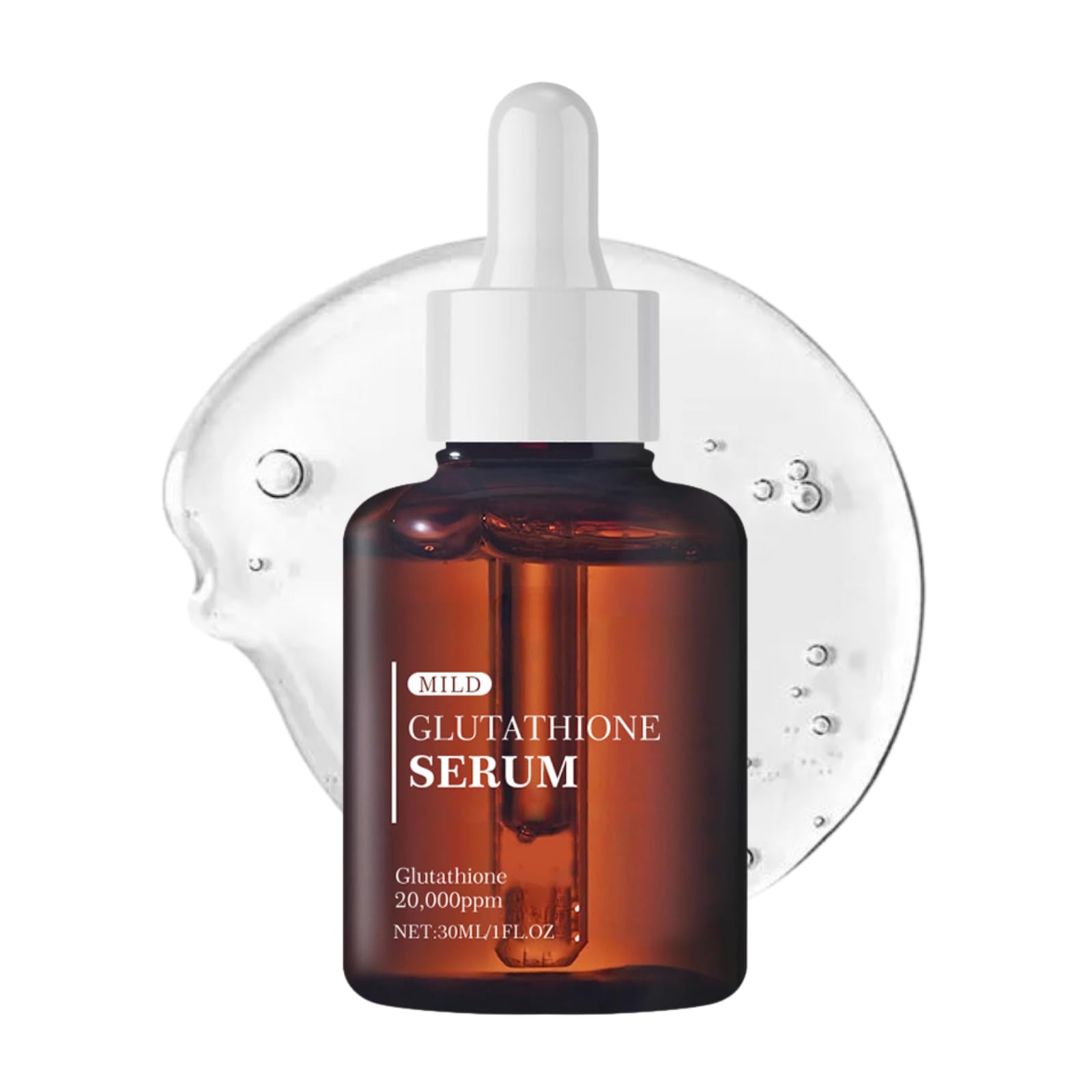 Glutathione Serum with 20,000ppm Glutathione, Glutathione Face Serum for Glowing, Dark Spot Correcting Serum, Brightening Face Serum, Improve Skin Elasticity, Revitalize Complexion, Korean Skincare