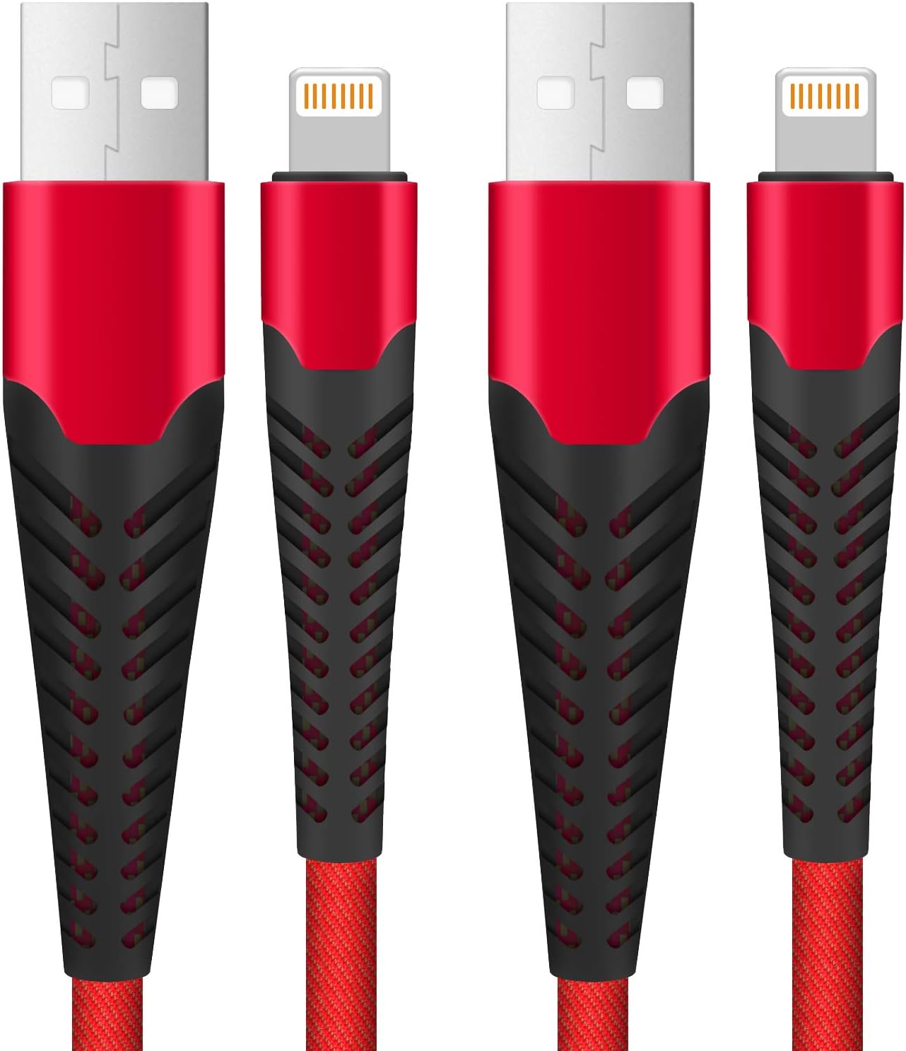Lightning Cable iPhone Charger, Ankoda 2Pack 6FT Extra Long Nylon Braided Cable Cords Compatible with iPhone XS/XR/X/8/8 Plus/7/6/6 plus/5/5S, iPad Pro/Air/Mini and More