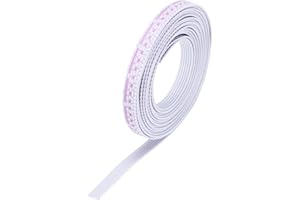 MECCANIXITY 26AWG IDC Wire Flat Ribbon Cable 3 m/9.8ft Length 1.3mm Pitch 6 Pin Red and White for JTAG/ISP Connecting