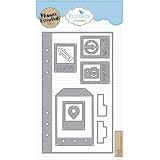Elizabeth Craft Designs La Dolce Vita Dies Frame Page with Gerbera's