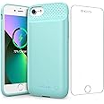 Battery Case for iPhone 6/6s/7/8/SE(2022/2020)(6.1 Inch), [2024 Upgraded] Ultra-Slim 7000mAh Portable Extended Charging Case Cover for iPhone 8, iPhone 7, iPhone 6/6s, iPhone SE Charger Case (Green)