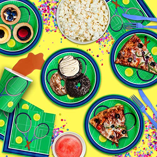 Tennis Birthday Party Supplies Set Plates Napkins Cups Tableware Kit