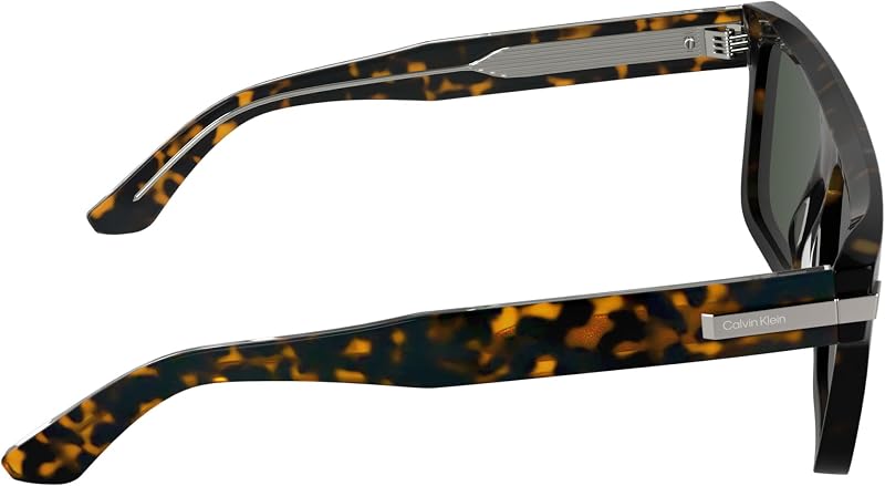 Unisex Adult Sunglasses CK26505S - Havana with Solid Green Lens