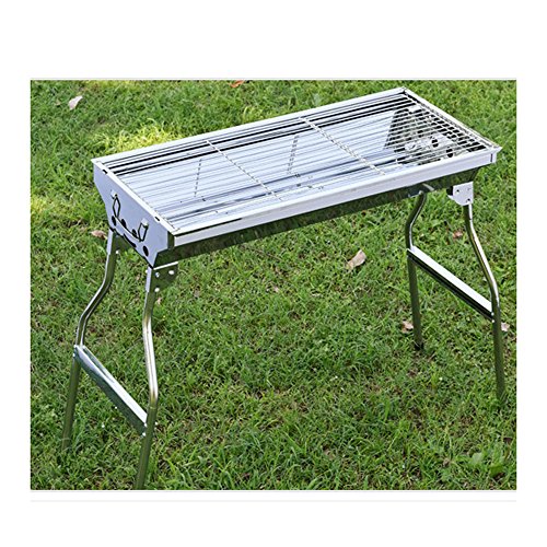 Kaiyu Stainless Steel Grill Outdoor Charcoal Barbecue Full Set Of Tools (Size : Package C) - Thumbnail 4