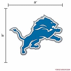 Rico Industries NFL Football Detroit Lions Primary