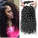 Perstar 8A Grade Brazilian Water Wave Virgin Hair 3 Bundles Remy Human Hair Weaves Natural Black Factory Price (18 20 22, Natural Color) ...
