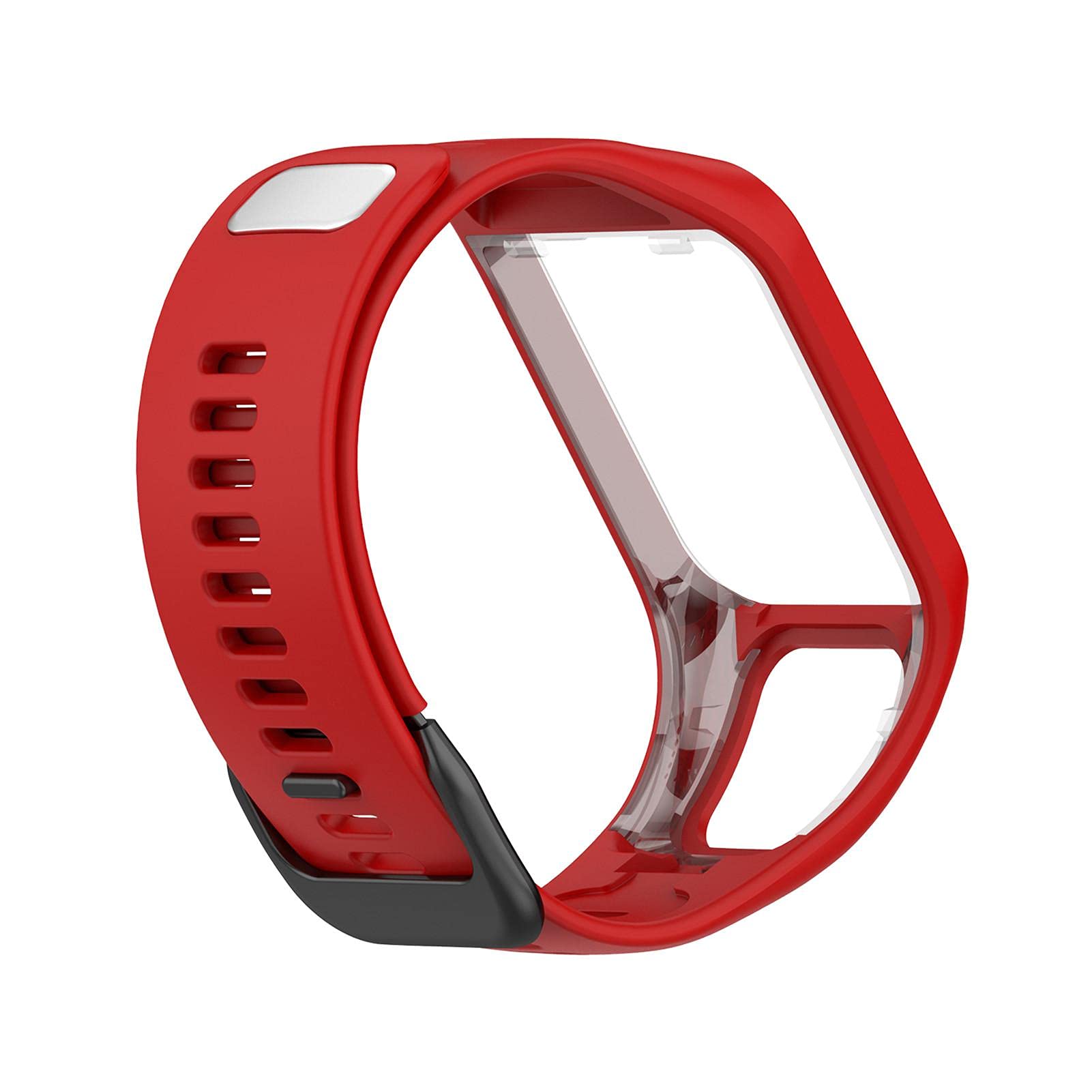 Hopowa Watch band Compatible with Tomtom Runner 3 / Spark 3 / Runner 2 / Adventurer 2 / Golfer 2 wristband, silicone replacement wristbands for Tomtom wristband