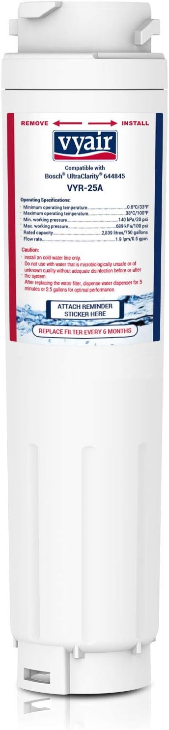 Vyair Vyr 25 Agua Filtro Para Haier 0060218743 Rf 2800 13 Rf 2800 15 Hb21fnn Hb21fssaa Hb21fwnn Hb22fwnn Aga Dxd Rangemaster Rdxd910ss C Balay 3 Fal4653 3 Fal4655 Gaggenau Rf463 Ry491 1 Amazon Es Grandes Electrodomesticos