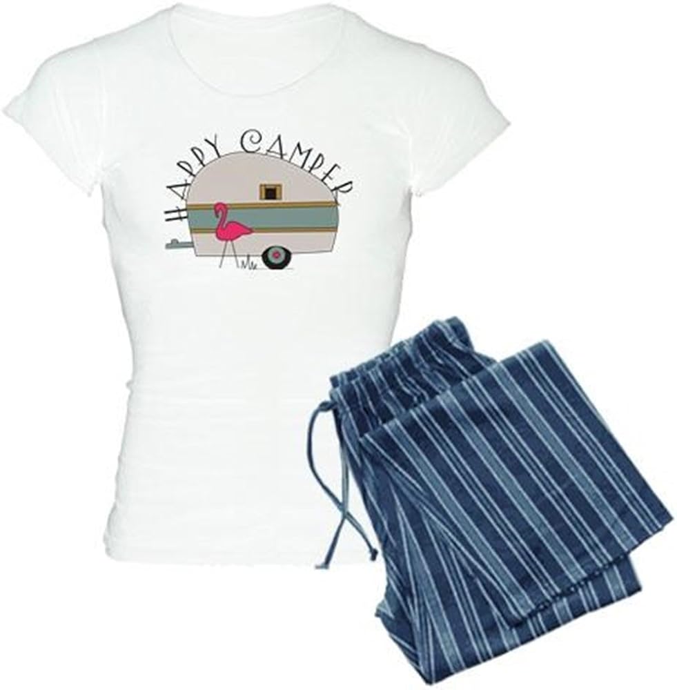 CafePress Happy Camper Pajamas Women's PJs Clothing
