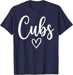 Cubs Vintage Design Men Women Kids T-Shirt