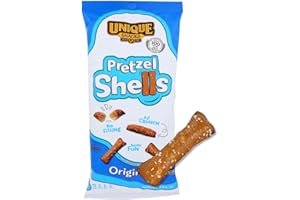 Unique Snacks Original Pretzel Shells Delicious Homestyle Baked Snack Bag Vegan OU Kosher and Non-GMO Food No Artificial Flavor 10 Oz. Bag Pack of 3
