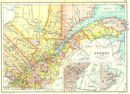 Vector map Montreal 4P