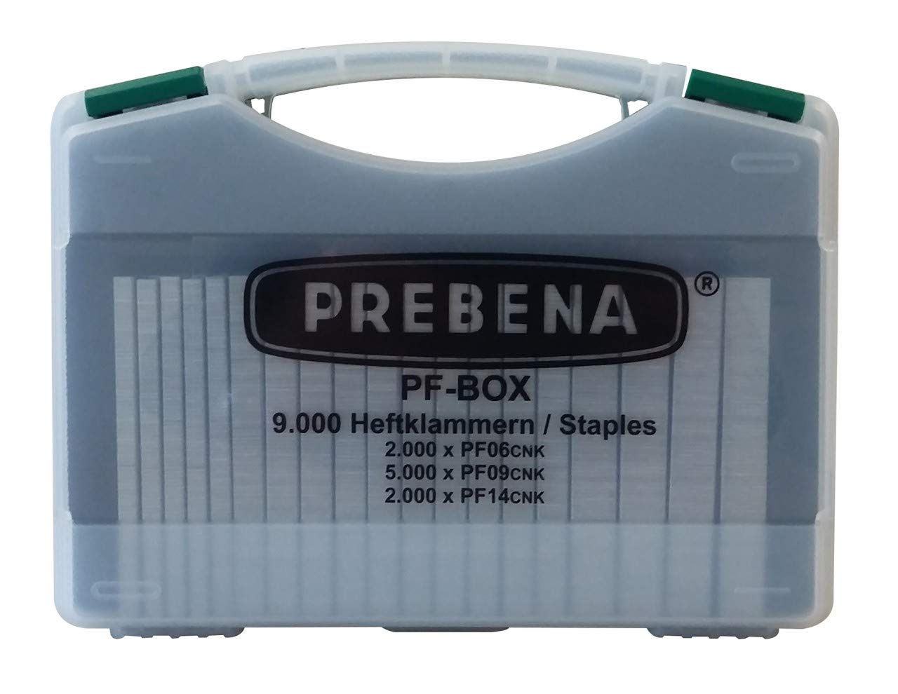 PREBENA Stapler Assortment Case PF Box Galvanised