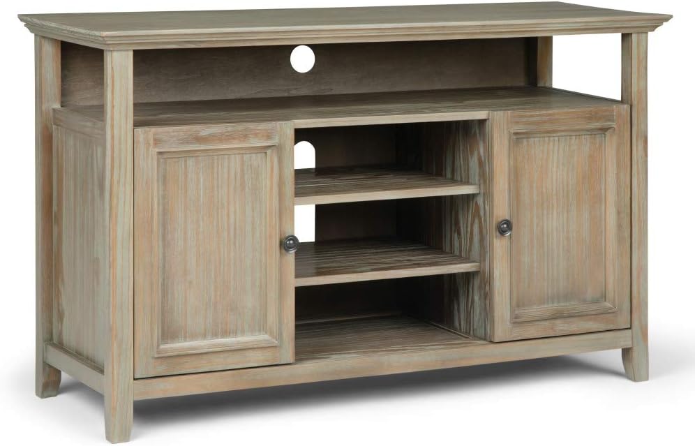 Best simpli-home tv stand warm shaker