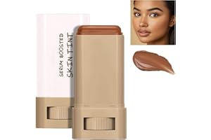 LULESI Beauty Balm Serum Boosted Skin Tint, Foundation Stick, Tinted Moisturizer for Face, Full Coverage Foundation, Concealer Stick for Foundation Makeup, Contour Sticks for Face Makeup, Dewy Finish (#03)