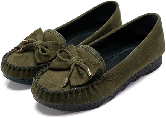 Amazon Hr株式会社 モカシン レディース 黒 ドライビングシューズ レディース 春夏秋 通気性 オフィス靴 レディース ラウンドトゥ パンプス ローヒール 歩きやすい ブランド ぺたんこ 耐磨 消臭 履きやすい 痛くない 蝶結び 五色 モカシン