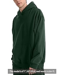 FAIABLE Mens Super Soft Oversized Hoodie Pullover